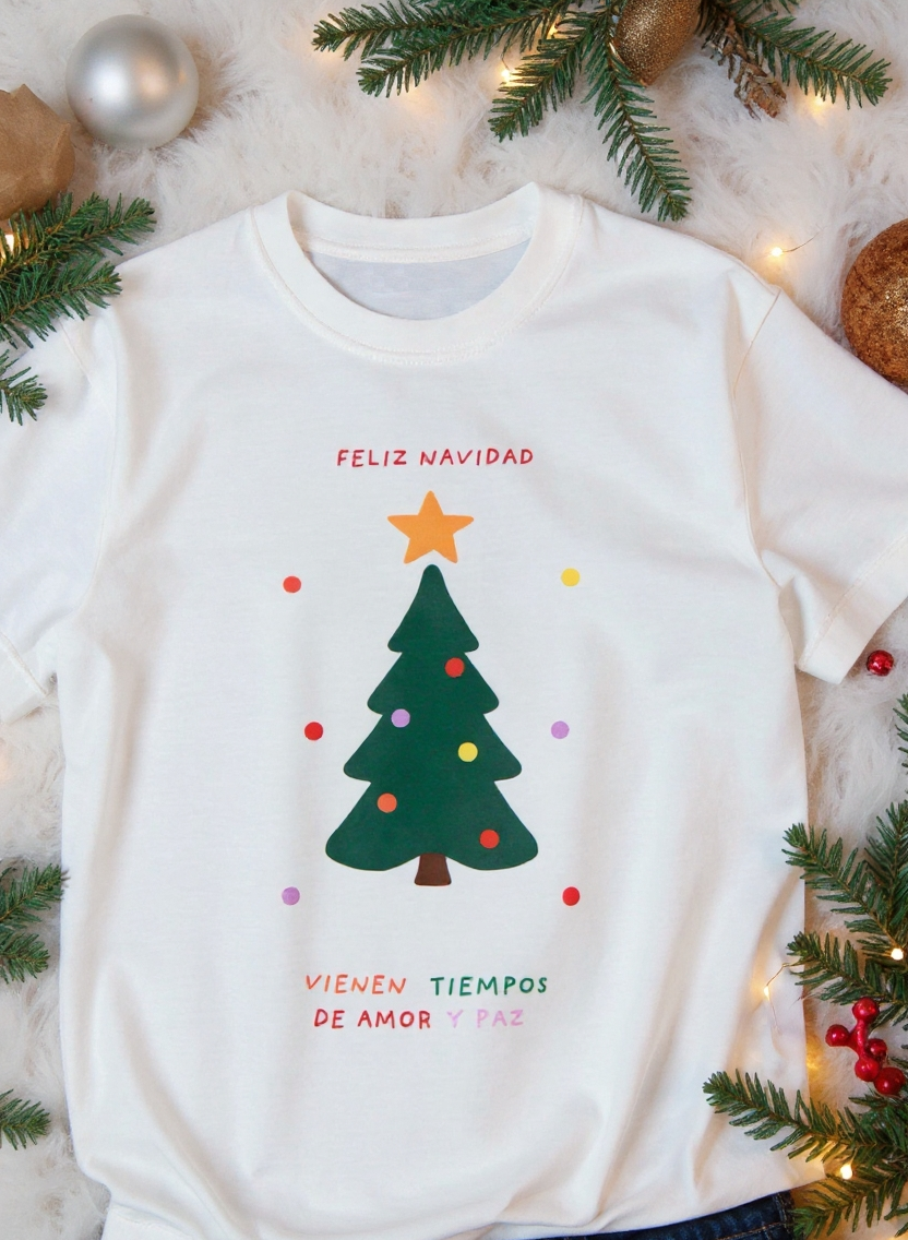 T-shirt - Feliz navidad (arbolito)