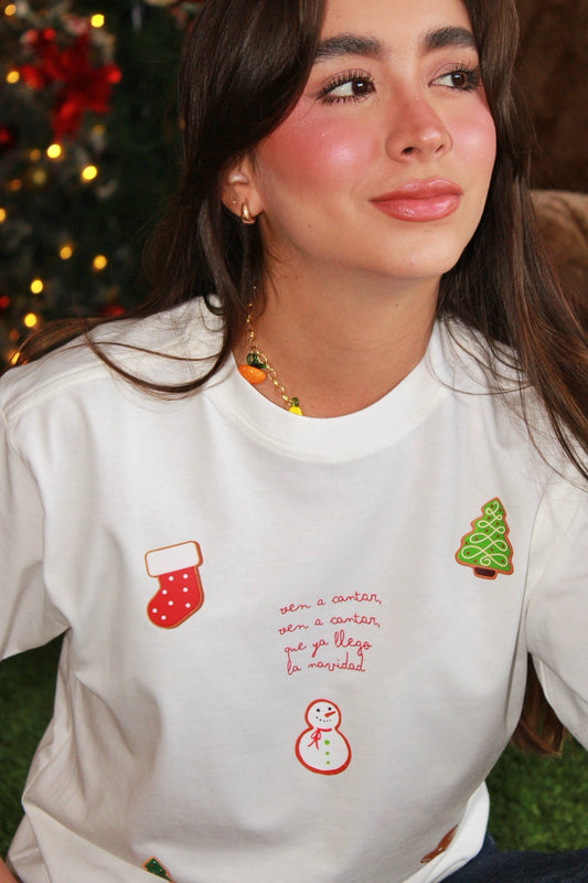 T-shirt - Ven a cantar que ya llego la navidad