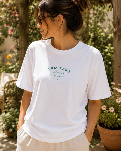 T-shirt - Con todo menos con miedo