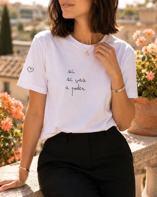 T-shirt - Sí, sí vas a poder.