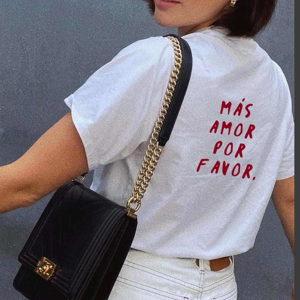 T-shirt - Más amor por favor