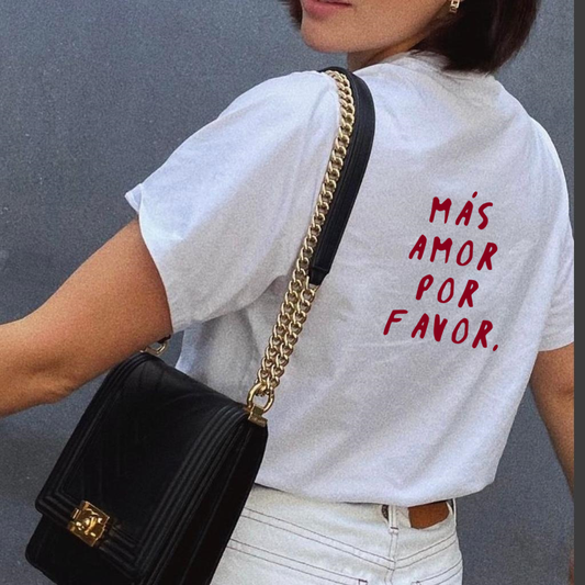 T-shirt - Más amor por favor
