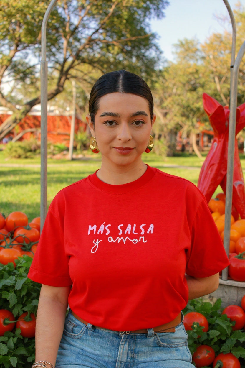 T-shirt - Más salsa y amor
