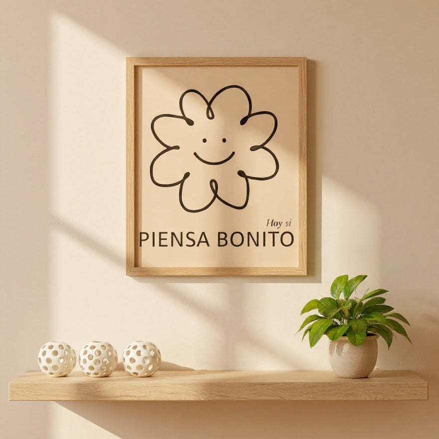 Piensa bonito. PRINT