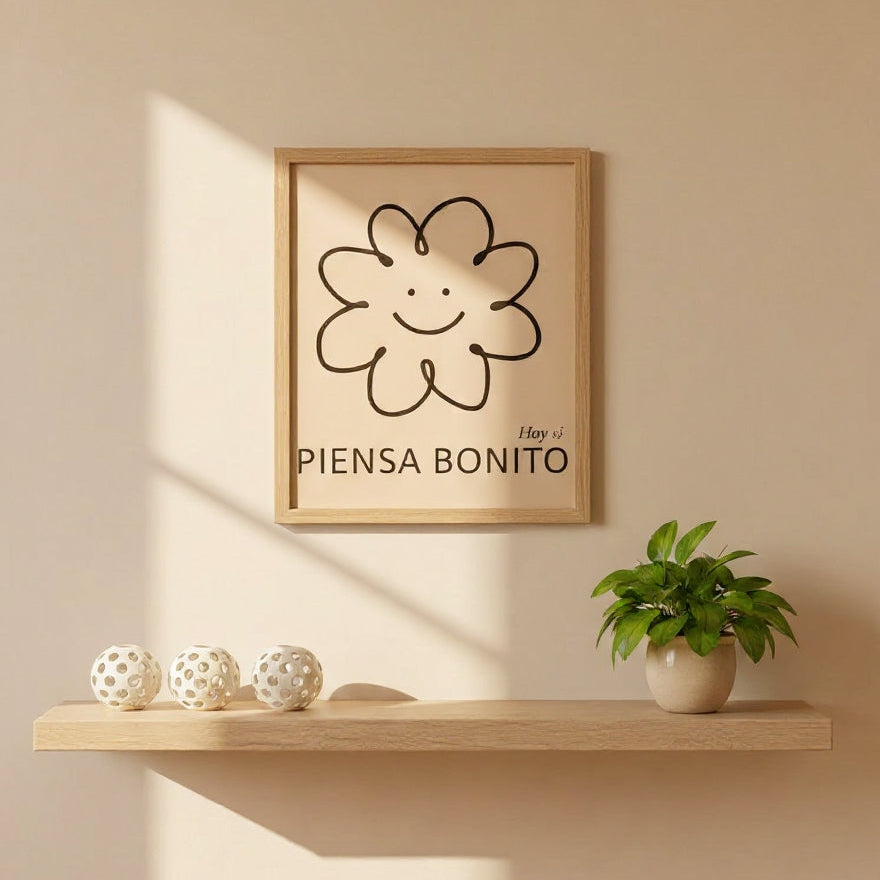 Piensa bonito. PRINT