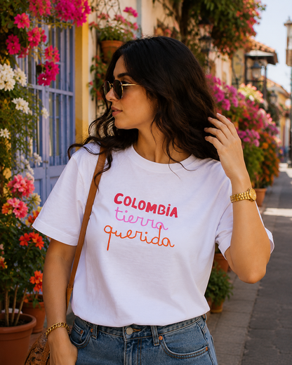 T-shirt - Colombia tierra querida
