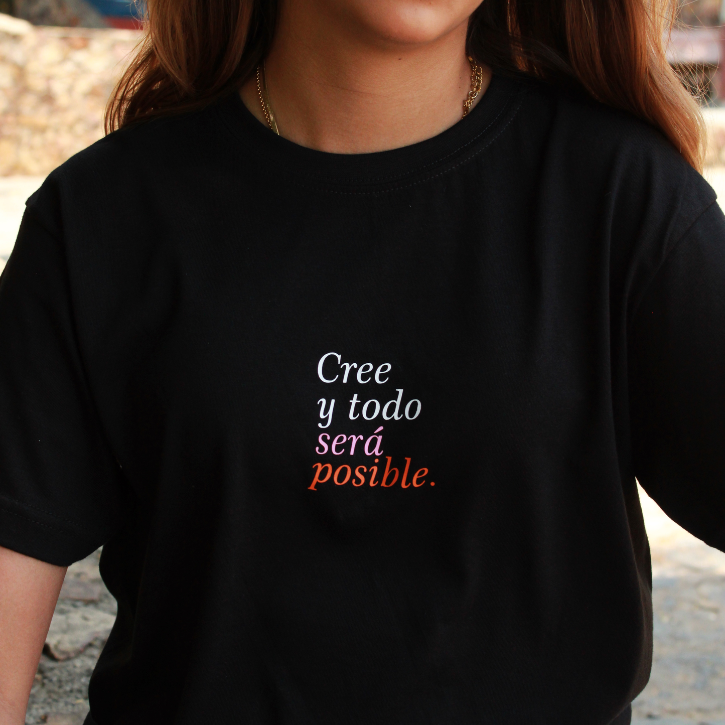 T-shirt - Cree y todo será posible