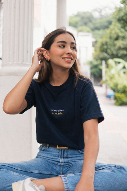 T-shirt - Ni me debes. Ni te debo