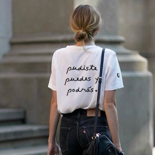 T-shirt - Pudiste, puedes y podrás
