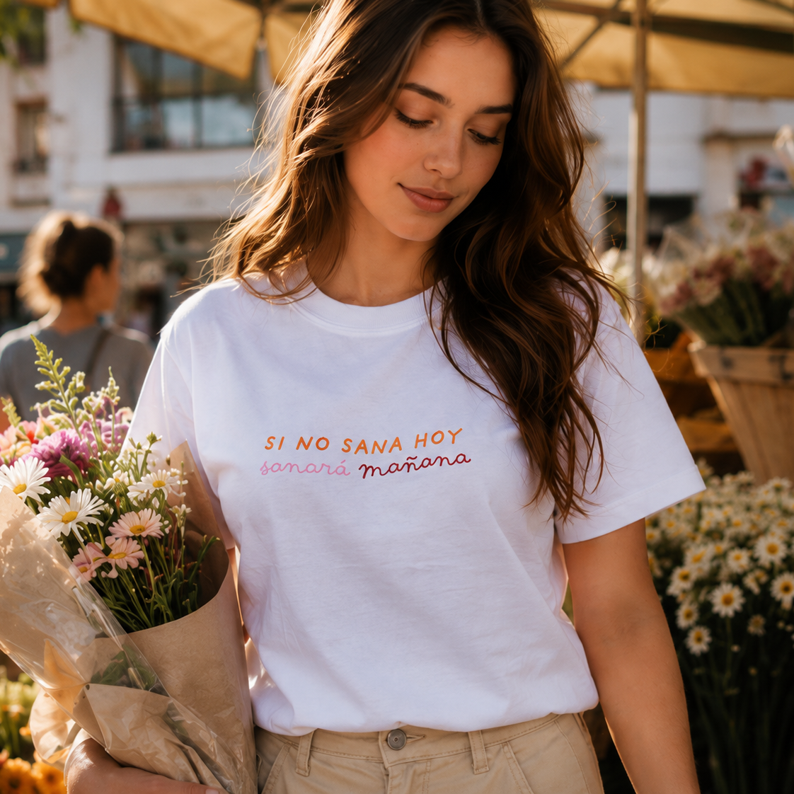 T-shirt - Si no sana hoy sanará mañana