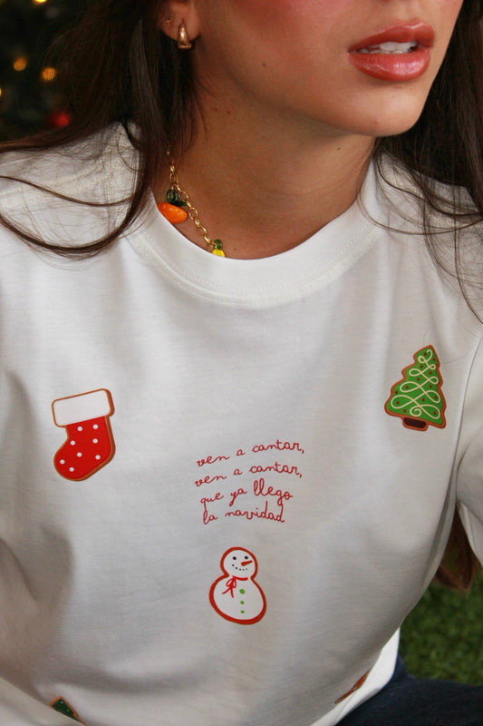 T-shirt - Ven a cantar que ya llego la navidad